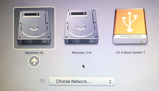 boot mac to option menu for bootcamp